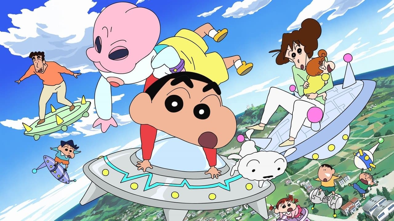 Shin Chan y Kulete, el extraterrestre